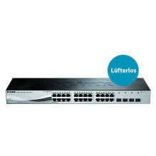 Jungiklis - D-Link DGS-1210-28 / E 24 prievadų "Gigabit" 4 SFP valdomas 2 sluoksnio jungiklis