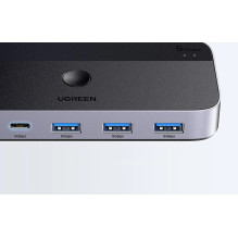 USB jungiklis - UGREEN CM662 USB 3.0, juodas