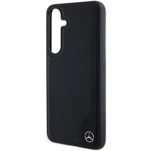 Mercedes-Benz Mercedes Leather Debossed Line MagSafe case for Samsung Galaxy S24 - black
