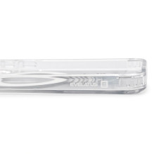 Evelatus Samsung Galaxy A17 4G / A17 5G Hybird dėklas su Magsafe PC+TPU 360 metaliniu stovu, skaidrus