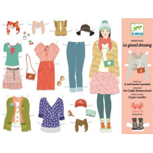 Paper figure making kit Djeco Wardrobe Paper figure making kit Djeco Wardrobe