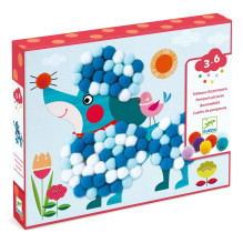 Creative kit Djeco Pompons...