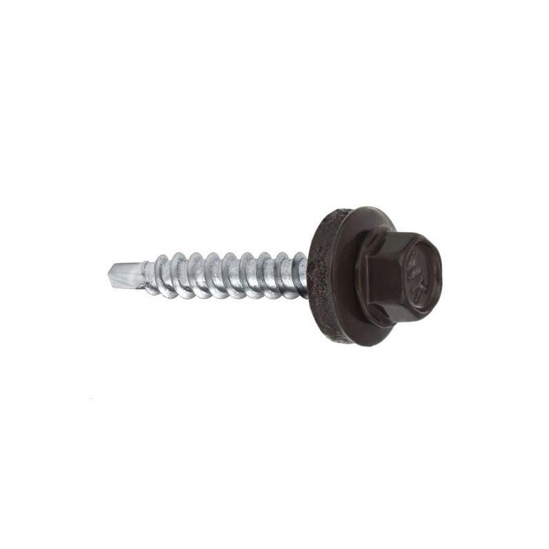 Self-tapping screw WFD, RAL8019, 4.8 mm x 25 mm, 250 pcs
