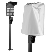 Elektromobilio įkroviklio stovas - Maclean MCE456 juodas, 156,7 cm, 15 kg