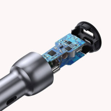Automobilinis įkroviklis - UGREEN 60980 36 W sidabrinis