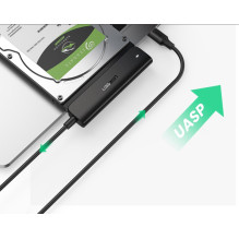 USB adapteris - UGREEN AV144 USB-C į SATA adapteris, juodas USB adapteris - UGREEN AV144 USB-C į SATA adapteris, juodas