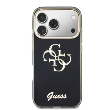 Guess Apple iPhone 18 Pro HC MagSafe IML 4G Script Metal Black