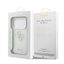 Guess Apple iPhone 18 Pro Max HC MagSafe IML 4G Script Metal White Guess Apple iPhone 18 Pro Max HC MagSafe IML 4G Script Metal White