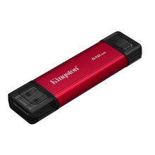 „Kingston“ 512 GB dvigubas USB-A / C, raudonas „Kingston“ 512 GB dvigubas USB-A / C, raudonas