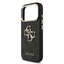 Guess Apple iPhone 18 Pro Max HC 4G PU W / Big 4G Classic Logo GD Black Guess Apple iPhone 18 Pro Max HC 4G PU W / Big 4G Classic Logo GD Black