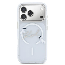 Karl Lagerfeld Apple iPhone 18 Pro HC MagSafe IML W / C Karl Script Logo Transparent