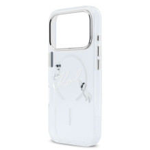 Karl Lagerfeld Apple iPhone 18 Pro HC MagSafe IML W / C Karl Script Logo Transparent