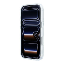 Karl Lagerfeld Apple iPhone 18 Pro Max HC MagSafe IML Ring Stand 360 Kameo Metal Transparent