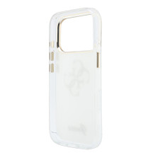 Guess Apple iPhone 18 Pro HC MagSafe IML 4G Script Metal White