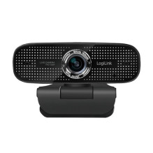 Logilink tīmekļa kamera 1080p FHD ar diviem mikrofonu 100° Black Logilink tīmekļa kamera 1080p FHD ar diviem mikrofonu 100° Black
