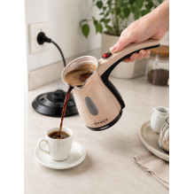 Brock ECP 106 Turkish Coffee Maker 0,5L 500W, Cream / Black