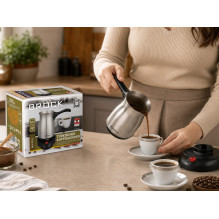 Brock ECP 105 Turkish Coffee Maker, Black / Steel Brock ECP 105 Turkish Coffee Maker, Black / Steel