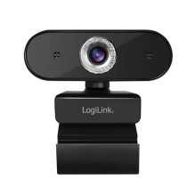Logilink internetinė kamera 720p HD su mikrofonu, juoda Logilink internetinė kamera 720p HD su mikrofonu, juoda