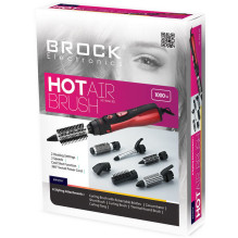 Brock HS 9006 RD Hot Air Brush Set With 6 Tips, Red Brock HS 9006 RD Hot Air Brush Set With 6 Tips, Red