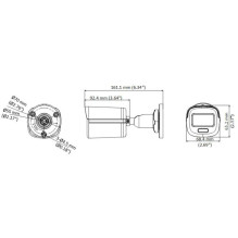 Hikvision CAMERA HD-TVI DS-2CE10KF3T-LE(2.8MM) Smart Hybrid Light - 5 Mpx Hikvision