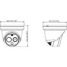 IP kamera Hikvision DS-2TD1228-2 / QA juoda