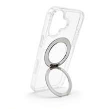 Evelatus Apple iPhone 17 Hybird Case With Magsafe PC+TPU 360 Metal Stand Transparent