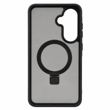 Evelatus Samsung Galaxy A37 / A36 Shield Case With MagSafe &amp; Stand Matte Ring Black