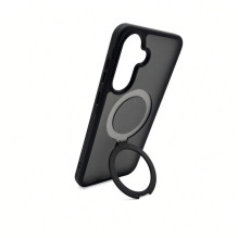 Evelatus Samsung Galaxy A37 / A36 Shield Case With MagSafe &amp; Stand Matte Ring Black