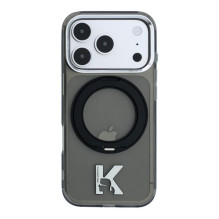 Karl Lagerfeld Apple iPhone 18 Pro Max HC MagSafe IML Ring Stand 360 Kameo Metal Black Karl Lagerfeld Apple iPhone 18 Pro Max HC MagSafe IML Ring Stand 360 Kameo Metal Black