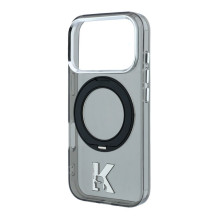 Karl Lagerfeld Apple iPhone 18 Pro Max HC MagSafe IML Ring Stand 360 Kameo Metal Black Karl Lagerfeld Apple iPhone 18 Pro Max HC MagSafe IML Ring Stand 360 Kameo Metal Black