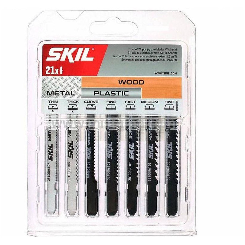 21PCS JIGSAW BLADE SET