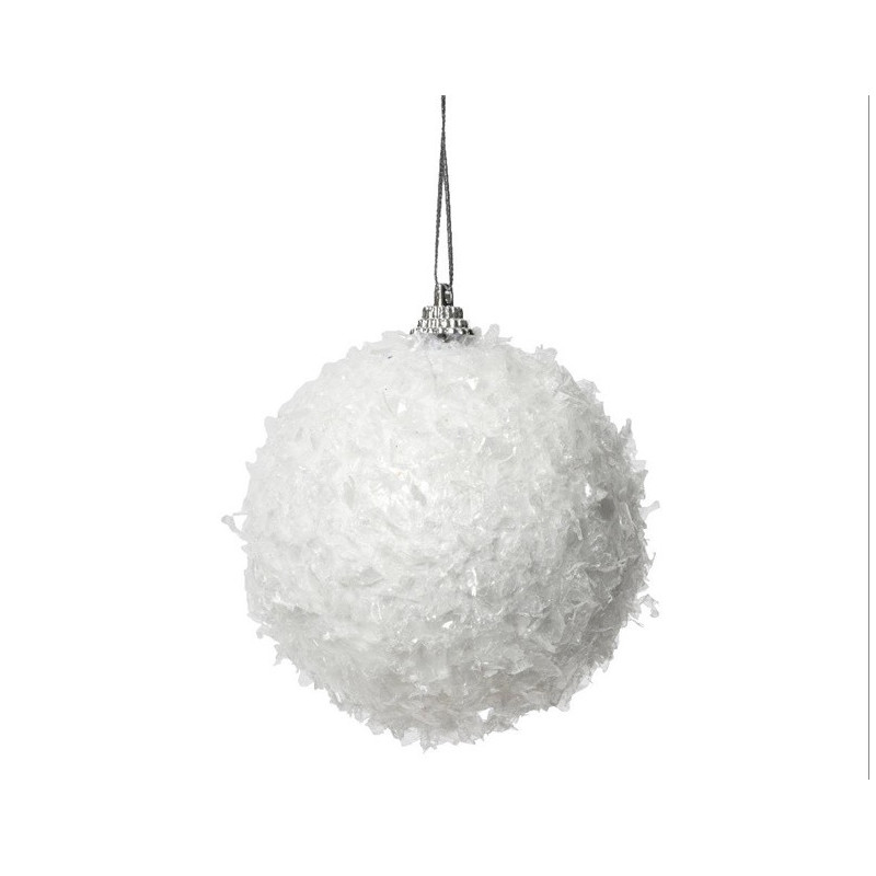 Eglutės žaisliukas, baltas, 8 cm, plastikas