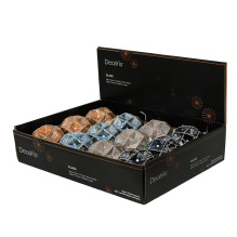 Eglutės žaisliukas Decoris Diamond, įvairių spalvų, stiklas