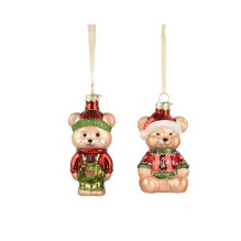 Eglutės žaisliukas Decoris Bear, 10.5 cm