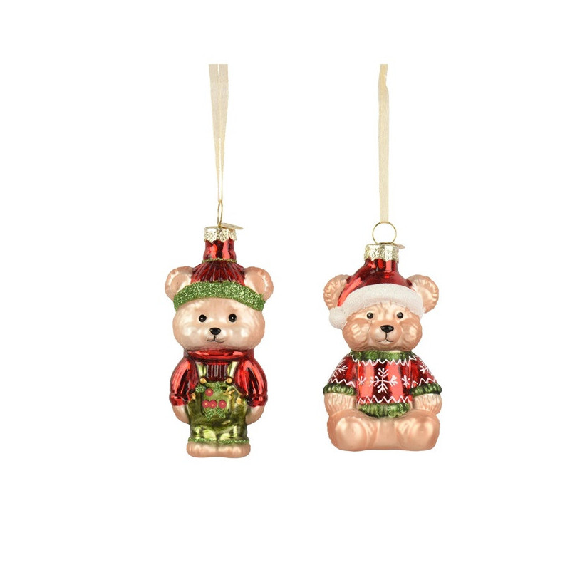 Eglutės žaisliukas Decoris Bear, 10.5 cm