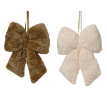 Eglutės žaisliukas Decoris Bow, rudas