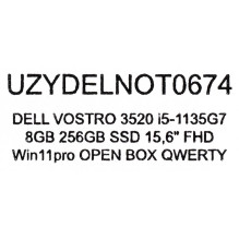 DELL VOSTRO 3520 i5-1135G7 8GB 256GB SSD 15,6" FHD Win11pro OPEN BOX Unpacked DELL VOSTRO 3520 i5-1135G7 8GB 256GB SSD 15,6" FHD Win11pro OPEN BOX Unpacked