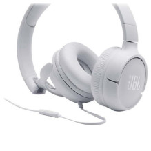 JBL Tune 500 On-Ear Wired Headphones White EU JBL Tune 500 On-Ear Wired Headphones White EU