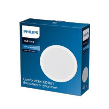 Paviršinė LED panelė lubų Philips Meson, 3000K, LED, baltas Paviršinė LED panelė lubų Philips Meson, 3000K, LED, baltas