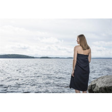 Sauna towel Rento Kenno, 180 x 90 cm, black / grey Sauna towel Rento Kenno, 180 x 90 cm, black / grey