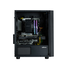 Zalman T3 PLUS, mATX Mini Tower PC Case, Black Fan x2