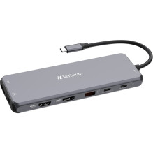 Stotis / replikatorius Verbatim CMH-13 USB-C (32153) Stotis / replikatorius Verbatim CMH-13 USB-C (32153)