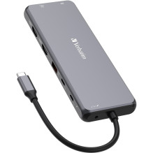 Stotis / replikatorius Verbatim CMH-13 USB-C (32153) Stotis / replikatorius Verbatim CMH-13 USB-C (32153)