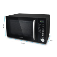 Esperanza COCINERO Black Combination microwave Countertop 20 L 1200 W Esperanza COCINERO Black Combination microwave Countertop 20 L 1200 W