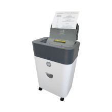 HP ONESHRED Auto 100CC baltai pilkas smulkintuvas HP ONESHRED Auto 100CC baltai pilkas smulkintuvas