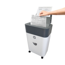 HP ONESHRED Auto 100CC baltai pilkas smulkintuvas HP ONESHRED Auto 100CC baltai pilkas smulkintuvas