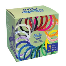 3Doodler filamentas FLOW 20 PLA 20 spalvų Nachfüllpack Polilaktinė rūgštis (PLA) Juoda, Mėlyna, Tamsiai žalia, Tamsiai r
