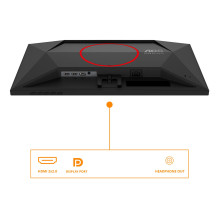 AOC G4 24G4ZRE kompiuterio monitorius 60,5 cm (23,8") 1920 x 1080 pikselių Full HD LED Juoda, Red