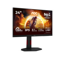 AOC G4 24G4ZR kompiuterio monitorius 60,5 cm (23,8") 1920 x 1080 pikselių Full HD LED Juoda, Red