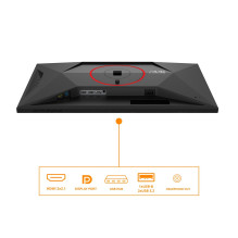 AOC G4 Q27G4SRU kompiuterio monitorius 68,6 cm (27") 2560 x 1440 pikselių Quad HD LED Juoda, Red